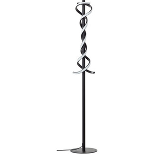 Lampa podłogowa nowoczesna Amalie LED czarna Brilliant