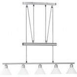 Lampa wisząca Stamina V - Biały klosz szklany | Trio