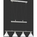 Lampa wisząca Stamina IV 80cm - Trio | Biały, Szkło