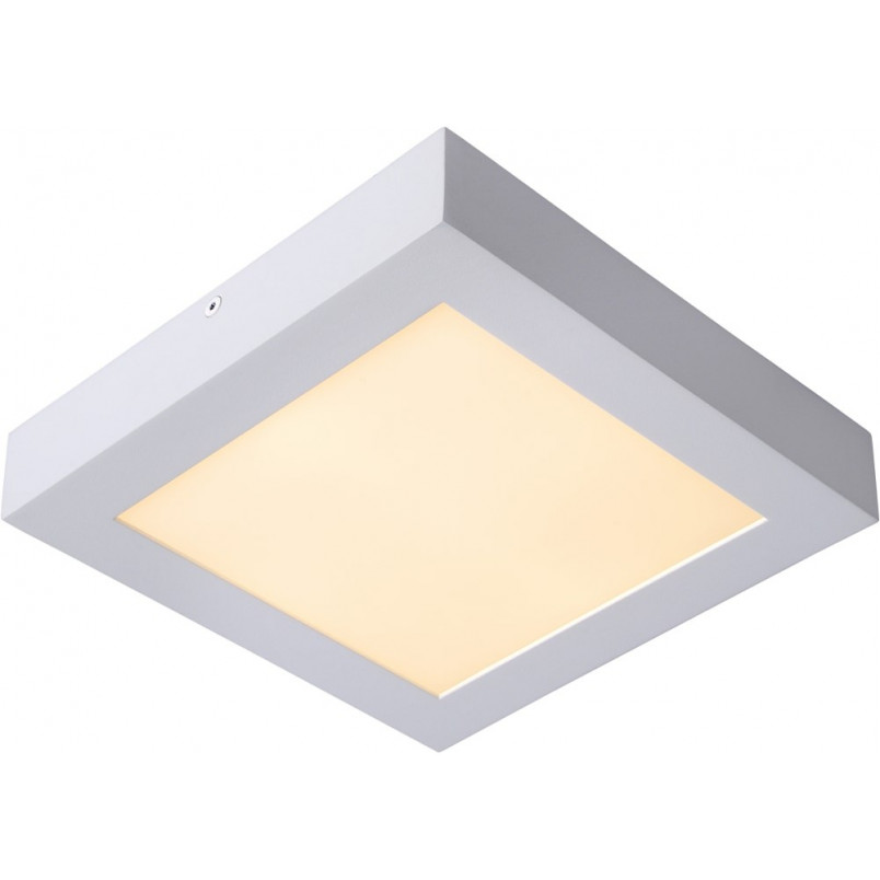 Plafon łazienkowy LED Brice | Biały, kwadratowy | Lucide