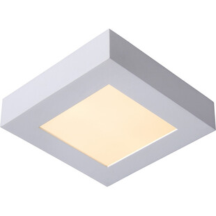Plafon łazienkowy kwadratowy Brice LED 16,8cm biały Lucide