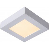 Plafon LED Brice biały | Oświetlenie do łazienki Lucide