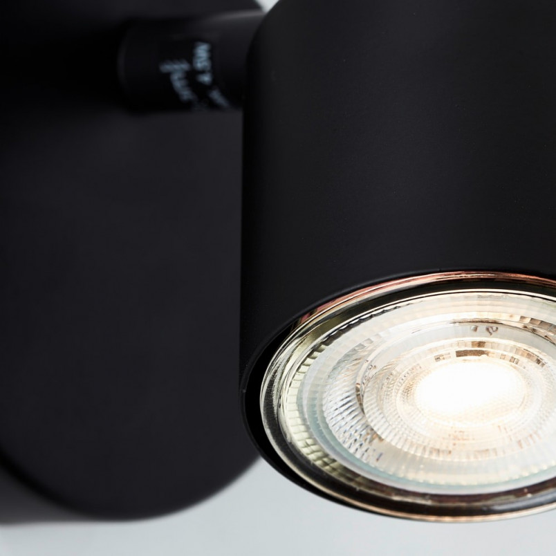 Kinkiet Loft Andres LED Czarny | Lampy Brilliant