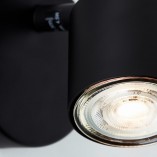 Kinkiet Loft Andres LED Czarny | Lampy Brilliant
