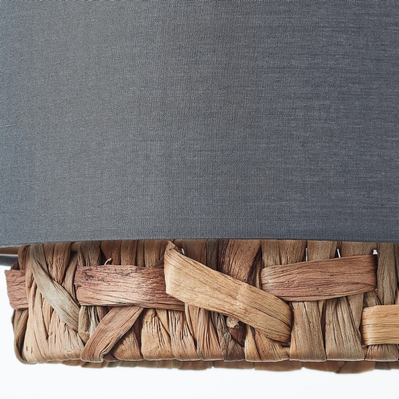 Lampa Wisząca Boho Waterlilly III | Szara, 110cm - Brilliant