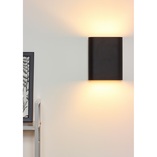 Kinkiet Lucide Ovalis czarny - nowoczesny design