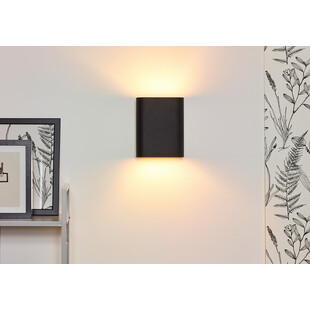 Kinkiet Lucide Ovalis czarny - nowoczesny design
