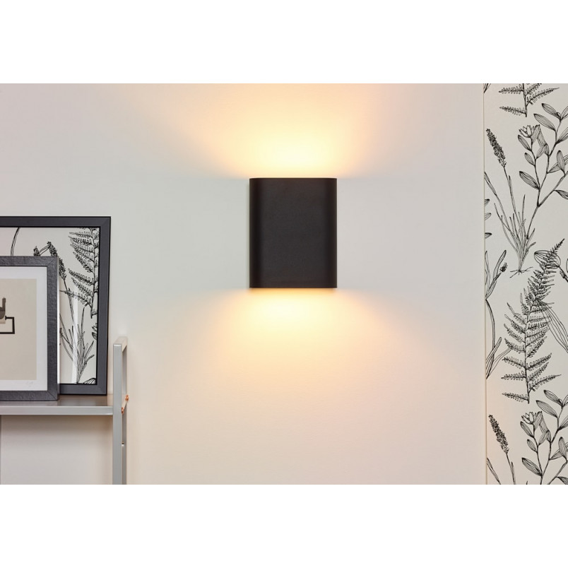 Kinkiet Lucide Ovalis czarny - nowoczesny design