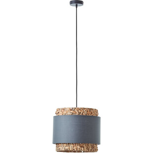 Lampa wisząca boho szara Brilliant - Waterlilly 35cm | Sklep z lampami