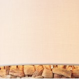 Lampa wisząca boho beżowa Brilliant - Stylowe oświetlenie