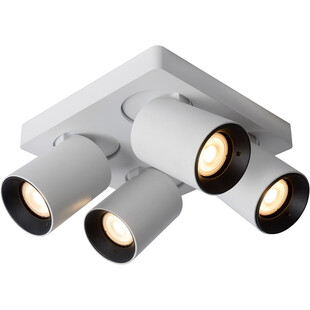 Reflektor kierunkowy Lucide Nigel IV - Biały, 4xLED | Sklep z lampami