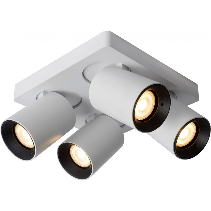 Reflektor kierunkowy Lucide Nigel IV - Biały, 4xLED | Sklep z lampami