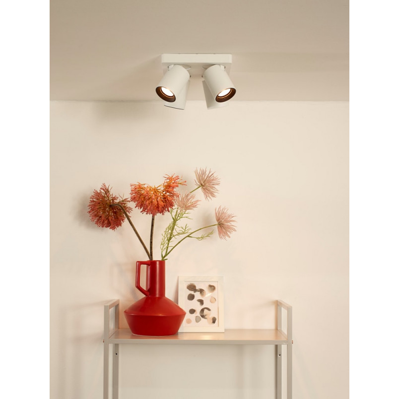 Reflektor kierunkowy Lucide Nigel IV - Biały, 4xLED | Sklep z lampami