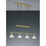 Lampa wisząca antyczna biała Trio Levisto IV | Sklep z lampami