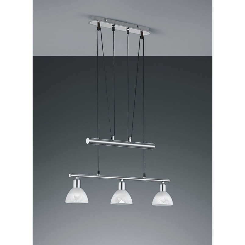 Lampa wisząca Levisto III | Trio | Nowoczesna, Biała