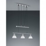 Lampa wisząca Levisto III | Trio | Nowoczesna, Biała