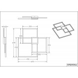 Plafon LED Hydra III Trio - Nowoczesny Design, 65cm