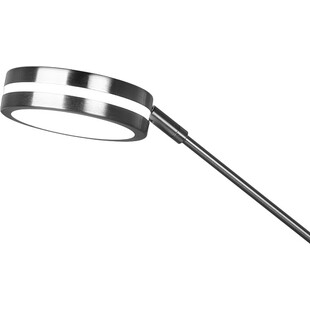 Lampa podłogowa nowoczesna z lampką do czytania Franklin LED nikiel Trio