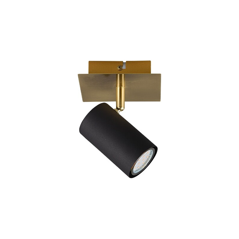 Reflektor Marley Czarno-Złoty Trio | Lampa Glamour