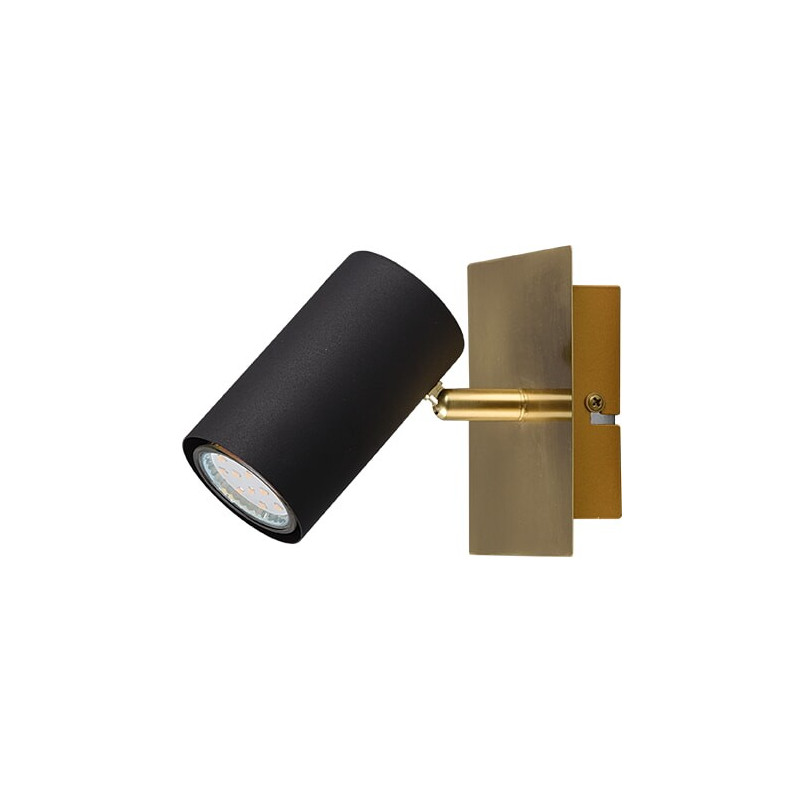 Reflektor Marley Czarno-Złoty Trio | Lampa Glamour