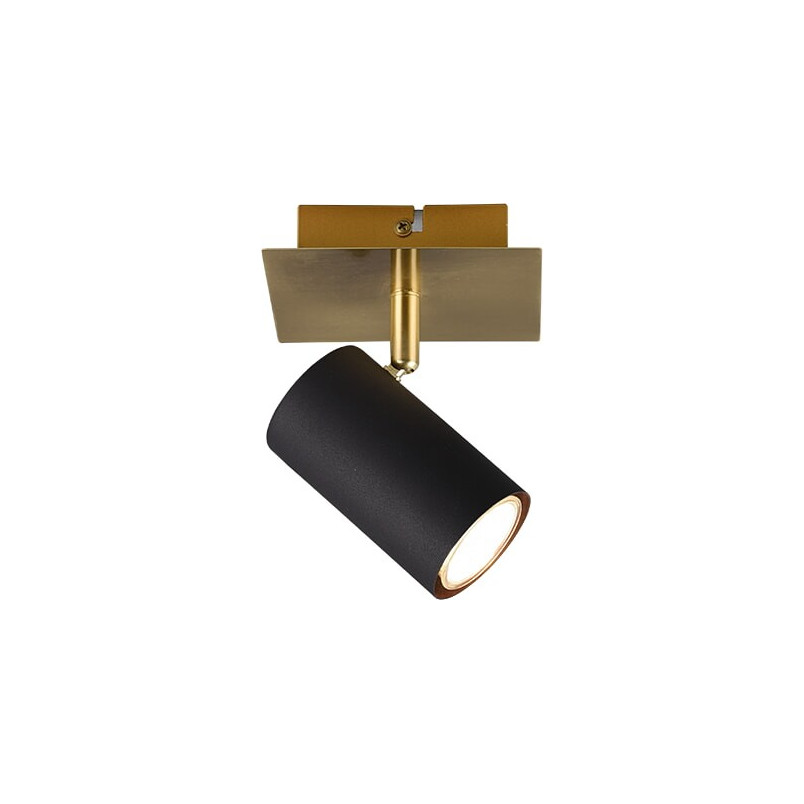 Reflektor Marley Czarno-Złoty Trio | Lampa Glamour