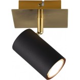 Reflektor Marley Czarno-Złoty Trio | Lampa Glamour