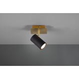 Reflektor Marley Czarno-Złoty Trio | Lampa Glamour