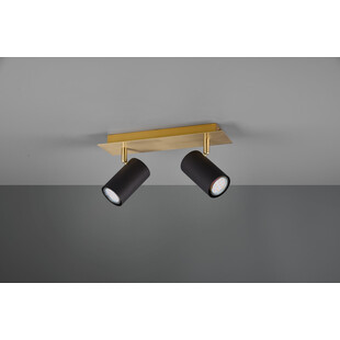 Reflektor Marley II Czarno-Złoty | Trio - Lampa Glamour