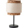 Lampy na komodę| Lampa stołowa boho z abażurem Waterlilly beżowa Brilliant