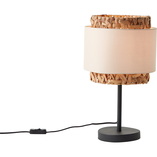 Lampa stołowa boho beżowa Brilliant - Stylowe oświetlenie