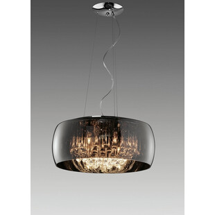 Lampa wisząca Vapore - Glamour, szkło, chrom | Trio