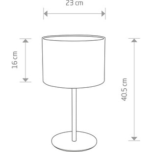 Lampa nocna Alice B czarna | Nowodvorski - Sklep online