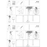Lampa Wisząca Mosiężna Baton Nowodvorski - Elegancki Design