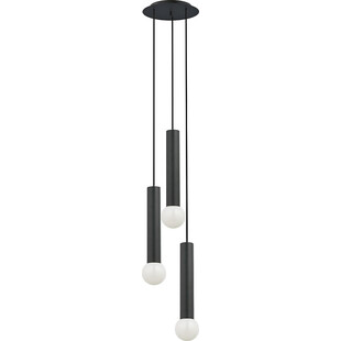 Lampa wisząca czarna Baton III 20cm - Nowodvorski