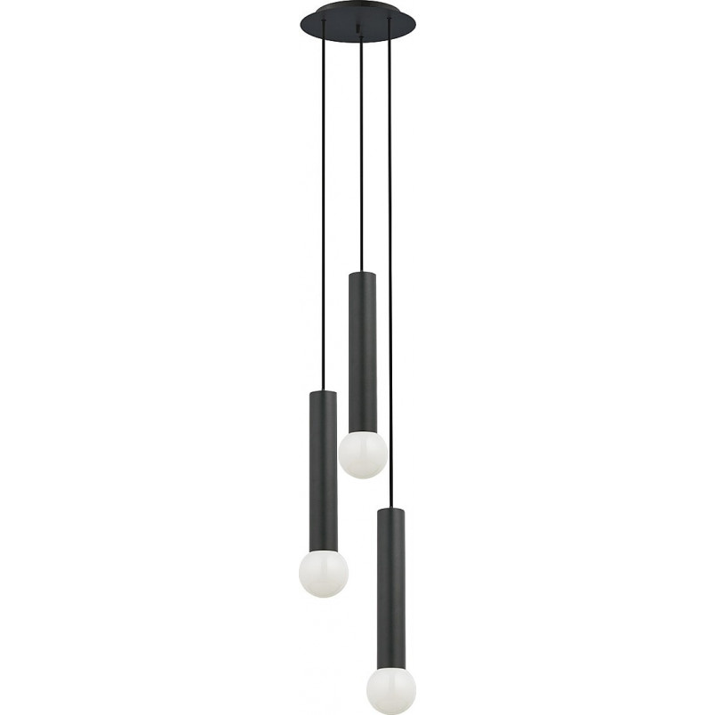 Lampa wisząca czarna Baton III 20cm - Nowodvorski