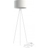 Lampa podłogowa trójnóg z abażurem Cadilac 45cm biała Nowodvorski do salonu