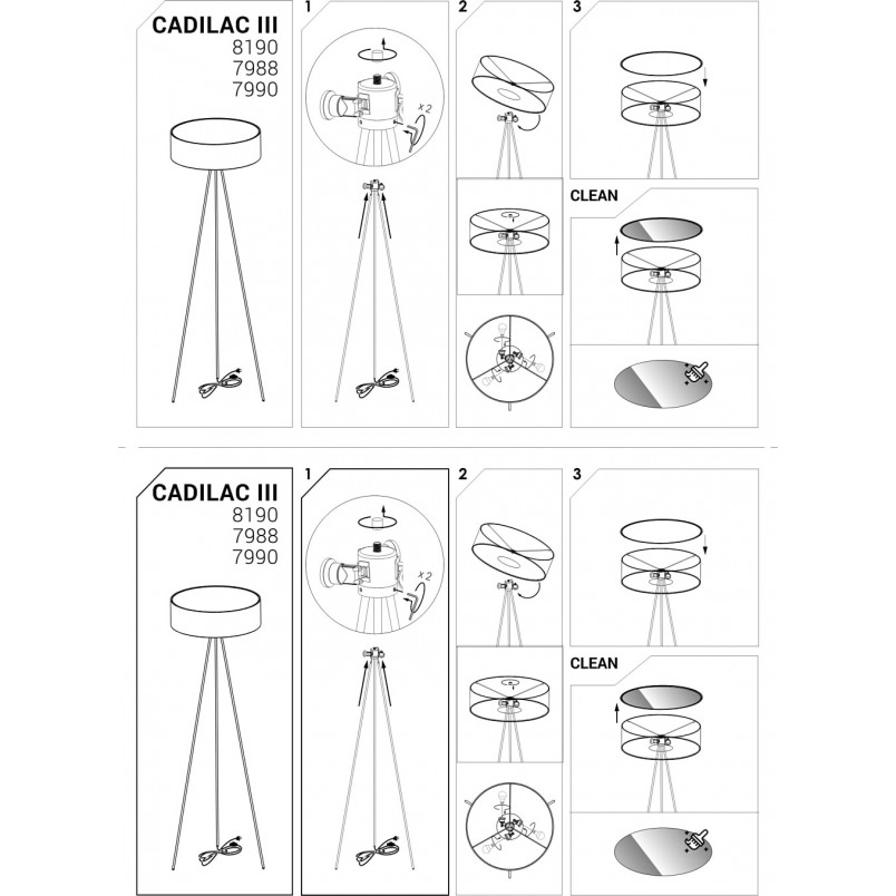 Lampa podłogowa Cadilac czarna - Nowodvorski | Nowoczesny design