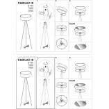 Lampa podłogowa Cadilac czarna - Nowodvorski | Nowoczesny design