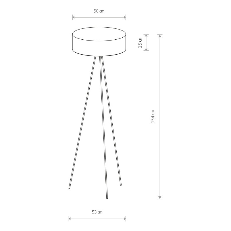 Lampa podłogowa Cadilac czarna - Nowodvorski | Nowoczesny design