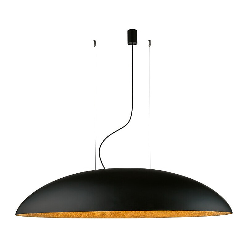 Lampa wisząca owalna Canoe 117cm czarny / złoty Nowodvorski