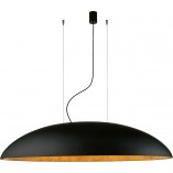 Lampa wisząca owalna Canoe 117cm czarny / złoty Nowodvorski