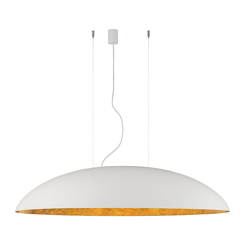 Lampa wisząca owalna Canoe 117cm biały / złoty Nowodvorski