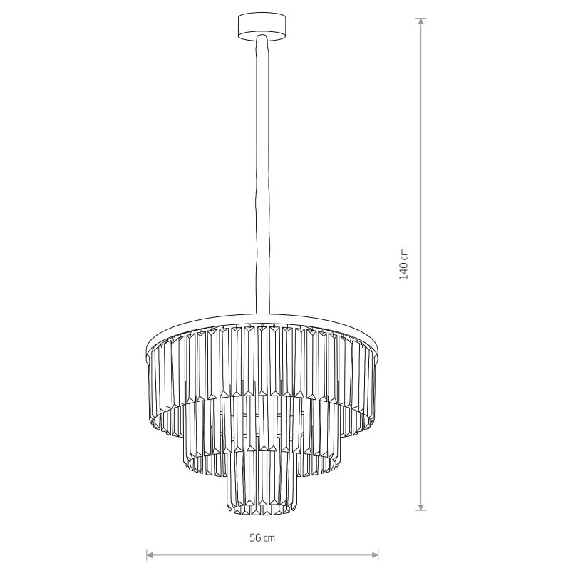 Lampa Cristal Glamour | Nowodvorski - Elegancki Żyrandol