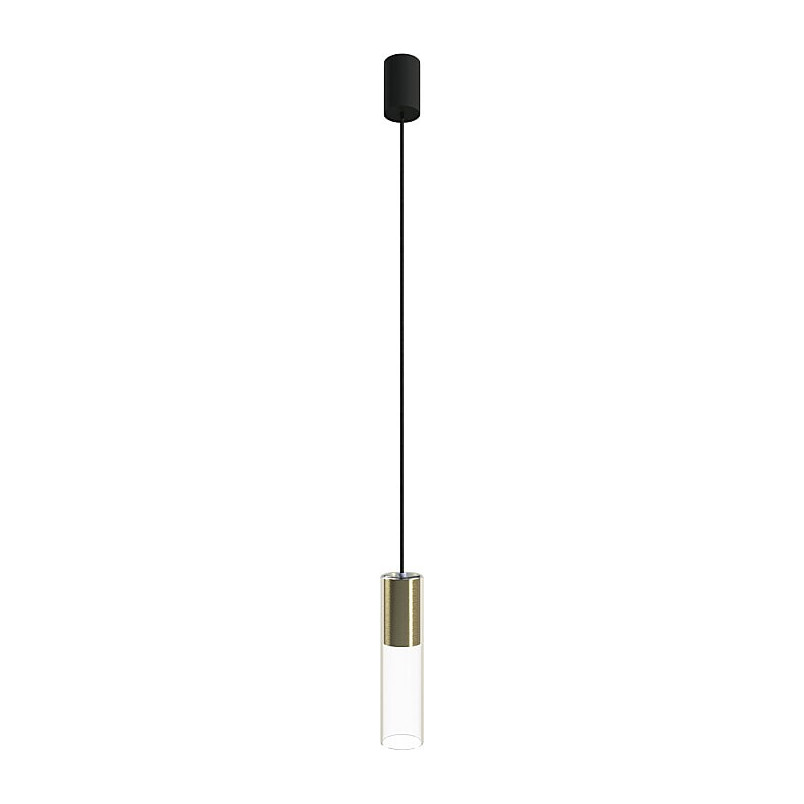 Lampa wisząca Nowodvorski - szklana tuba Cylinder | Cena 219 PLN
