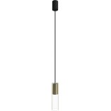 Lampa wisząca Nowodvorski - szklana tuba Cylinder | Cena 219 PLN
