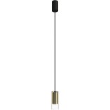 Lampa Wisząca Szklana Cylinder | Nowodvorski - Mosiądz