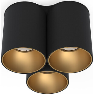 Lampa spot potrójna Eye Tone III 18cm czarny / złoty Nowodvorski