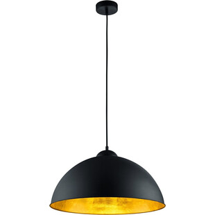 Lampa Wisząca Industrialna Romino | Trio - Czarny Mat