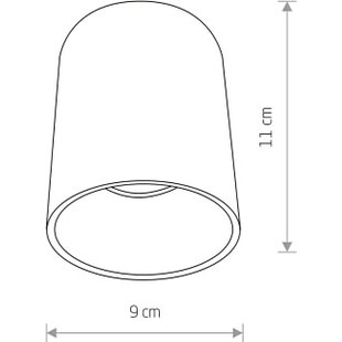 Lampa spot Eye Tone 9cm czarna Nowodvorski