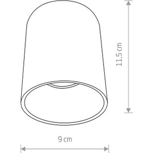 Lampa spot Eye Tone 9cm biała Nowodvorski